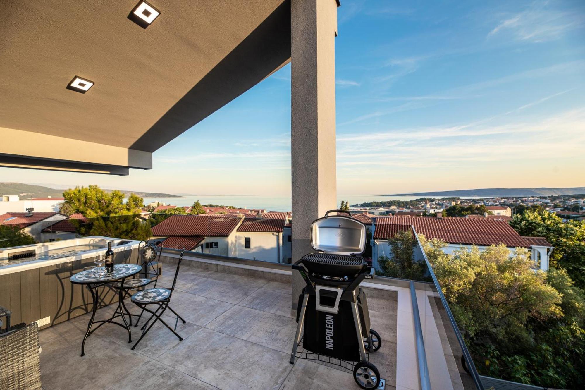 Luxury Villa Adria Apartments Krk Town Buitenkant foto