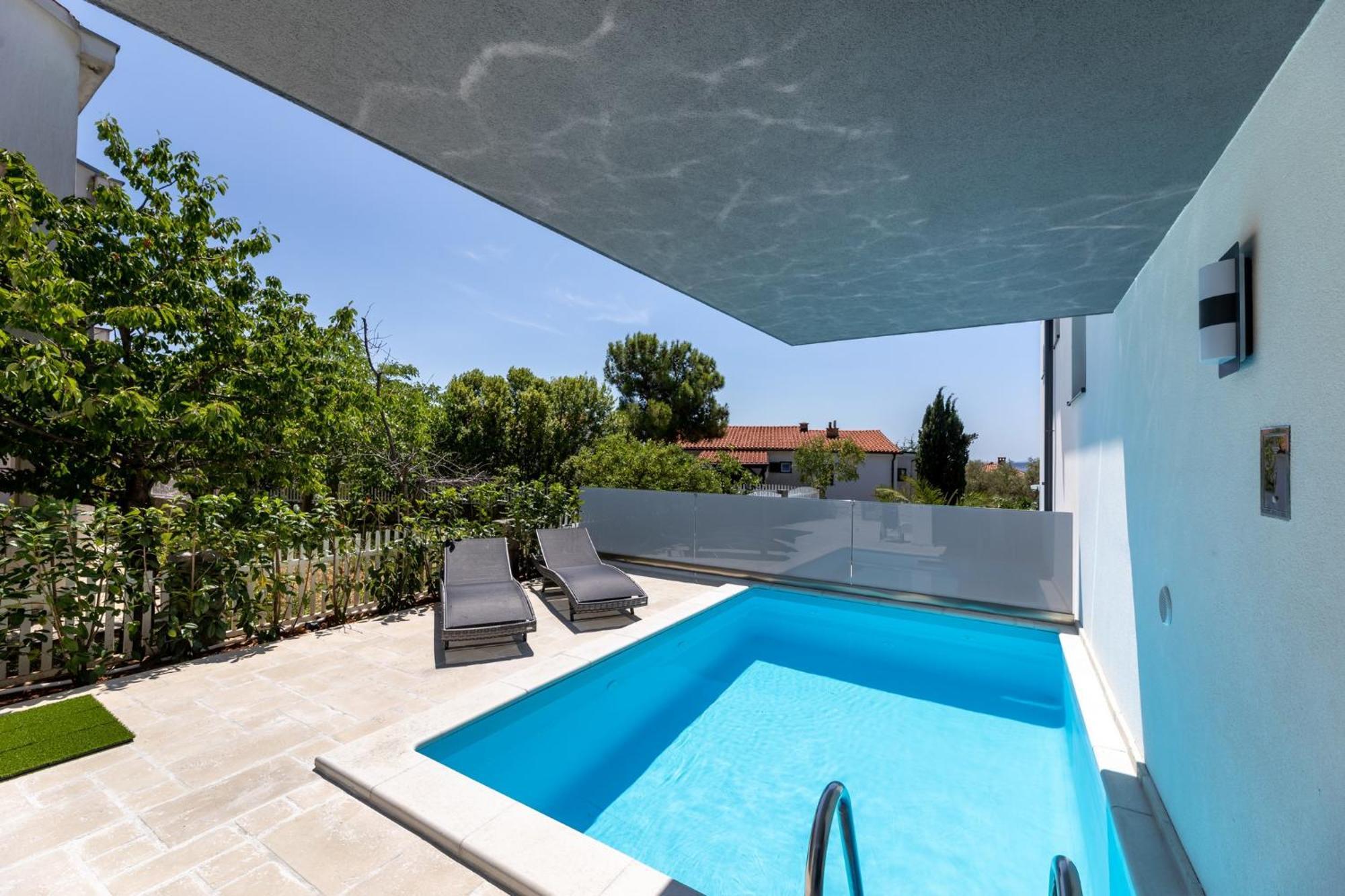 Luxury Villa Adria Apartments Krk Town Buitenkant foto
